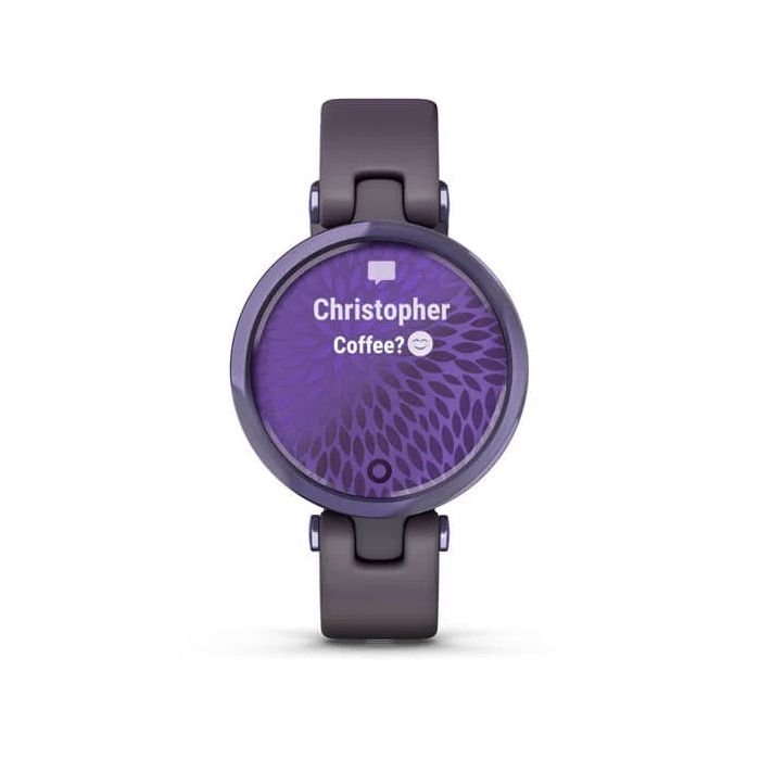 GARMINリリー スマートウォッチ パープル Relógio Inteligente Garmin Lily Roxo com Monitor de Atividades