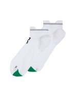 Meia On Running Run Cano Baixo Unissex Branco-Verde