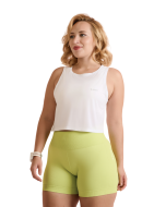Regata Cropped Lupo Crepe Feminino