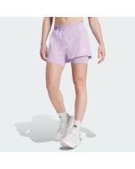 Shorts Adidas 2 Em 1 Own The Run Climacool Feminino Lilás