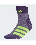 Meia Adidas Runxadizero Unissex Roxo-Amarelo Limão
