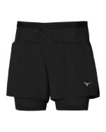 Shorts Mizuno Trail ER 2 Em 1 Feminino