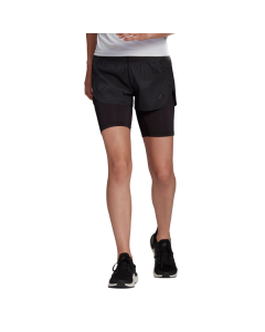 Short Adidas Fast 2 em 1 Feminino