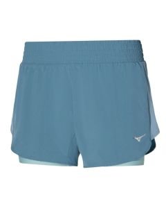 Shorts de Corrida Mizuno 2 em 1 4.5 Feminino