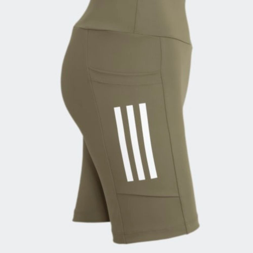 Lilly　0923 Shorts Adidas 3 Listras Com Bolso Feminino | Conforto e Estilo