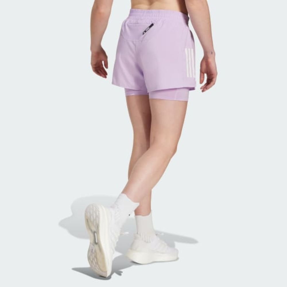Shorts Adidas 2 Em 1 Own The Run Climacool Feminino | Suporte e