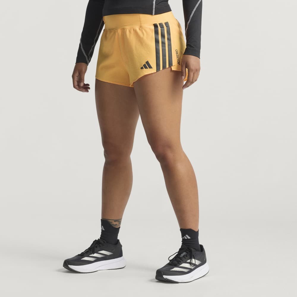 Shorts Adidas Bolso Gel Adizero Running Feminino: leveza