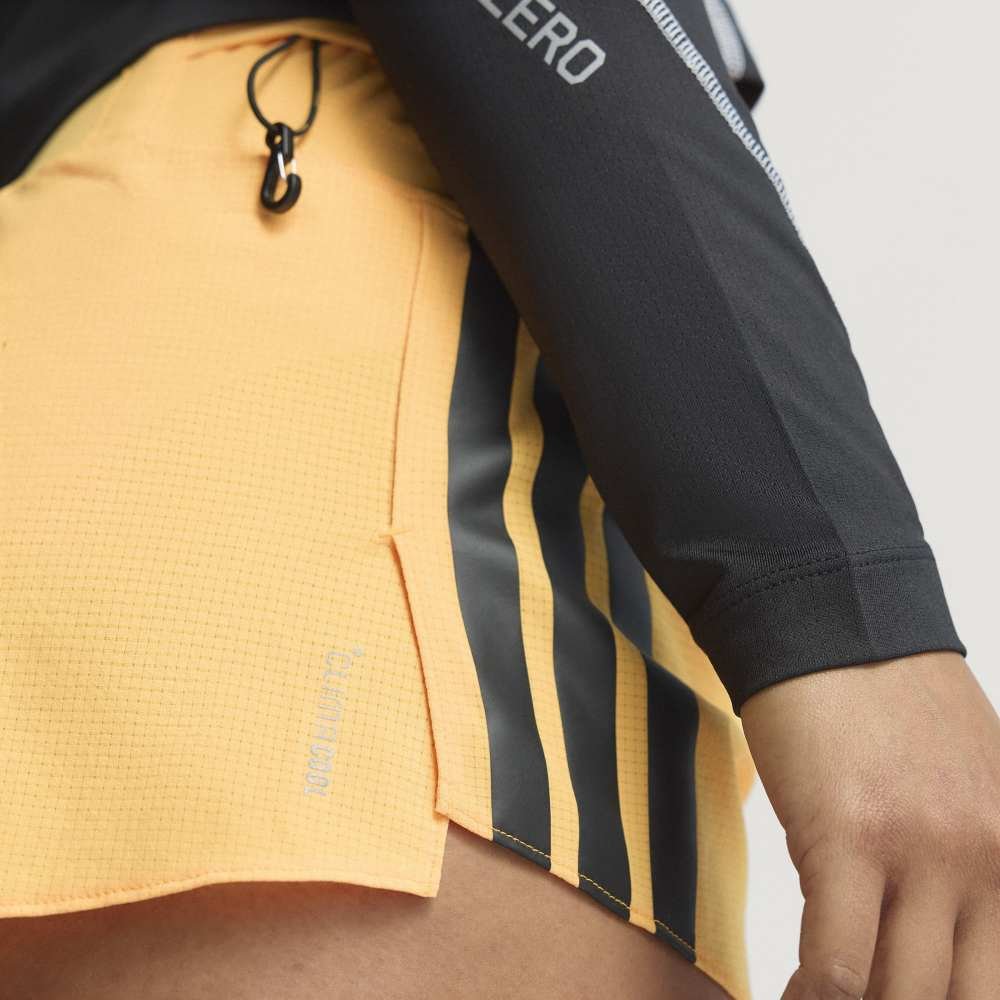 【blonded】 Shorts Adidas Bolso Gel Adizero Running Feminino: leveza